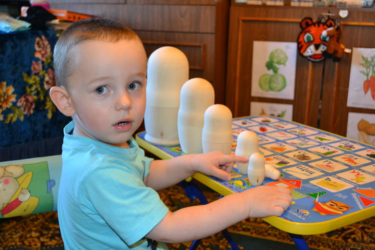 Наши развивающие занятия в 2 года