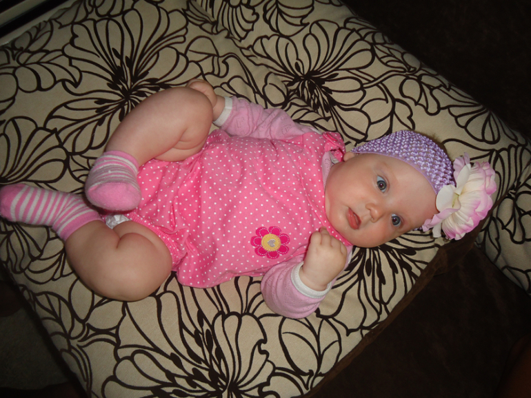 Нашей принцессе  4 месяца))) (отчет за месяц+много ФОТО)