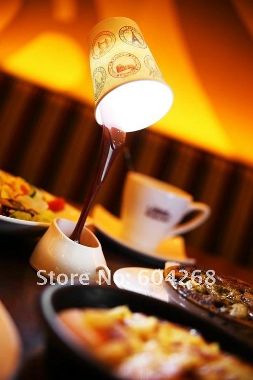 Настольная лампа чашка кофе 250 руб