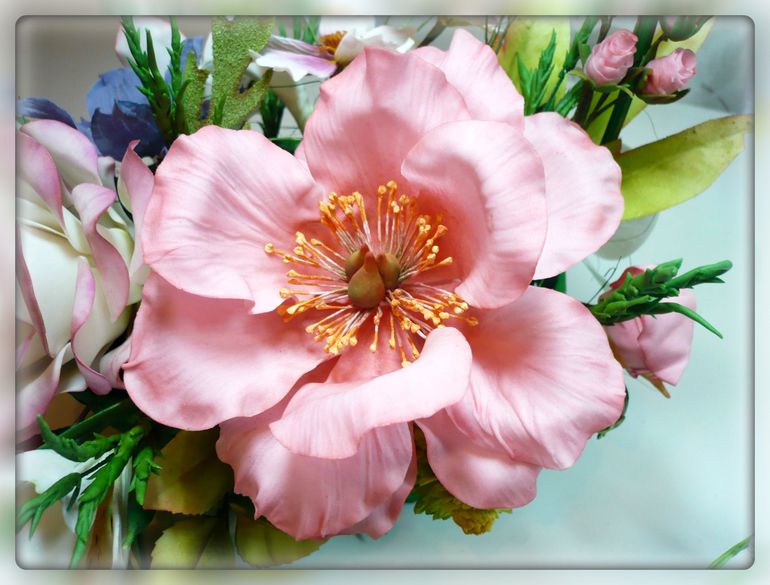 Мои сахарные цветочки с курсов.