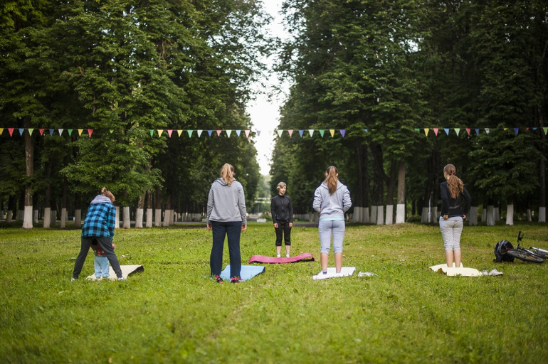 Зарядка с элементами йоги. Сурья Намаскар и Око Возрождения