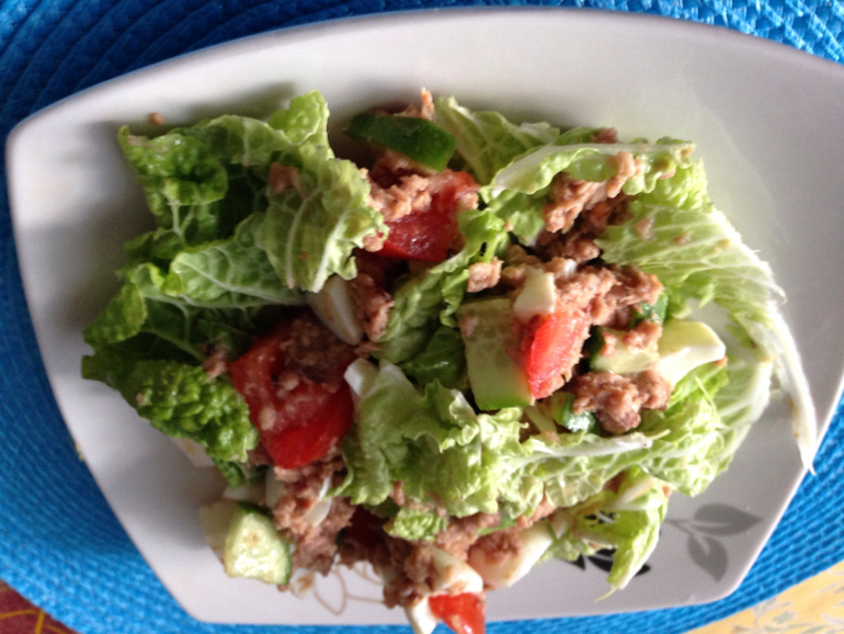 Вкусный легкий салатик ;)