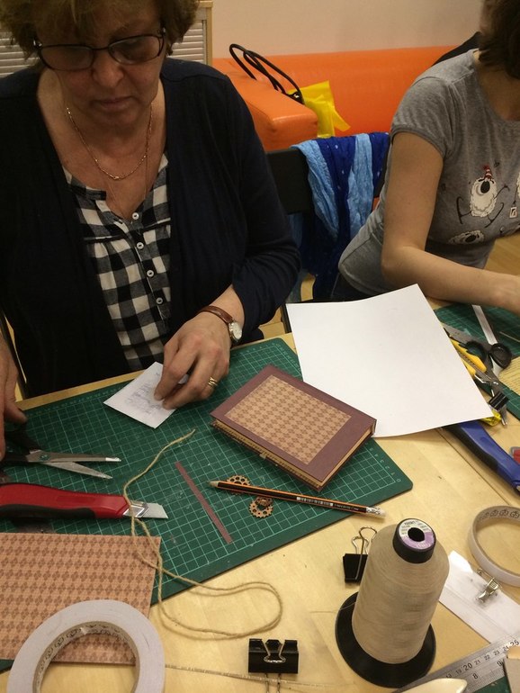 Фотоотчет с МК по мужскому блокноту.