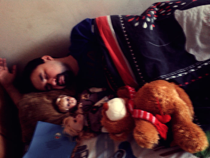 1 января. Заботливая дочка.