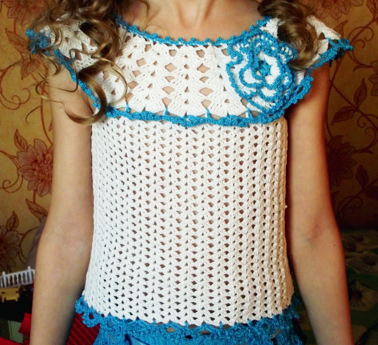 Юбочка и топ для дочки