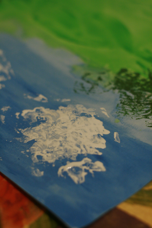 Рисуем мятой бумагой