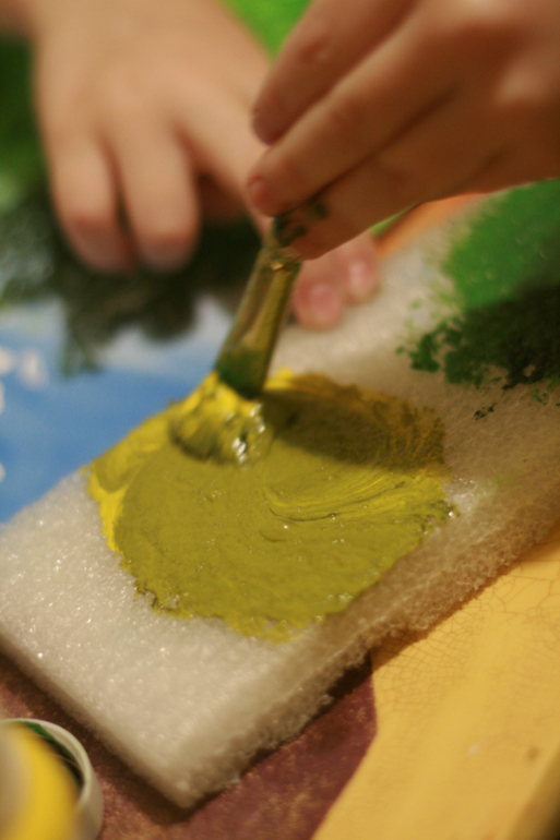 Рисуем мятой бумагой