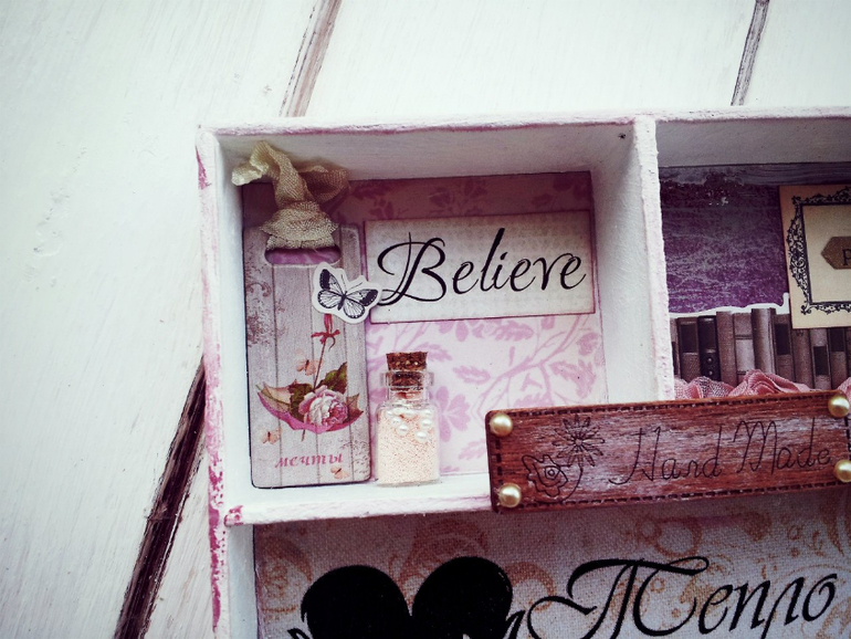 Shadow box   "hand made"