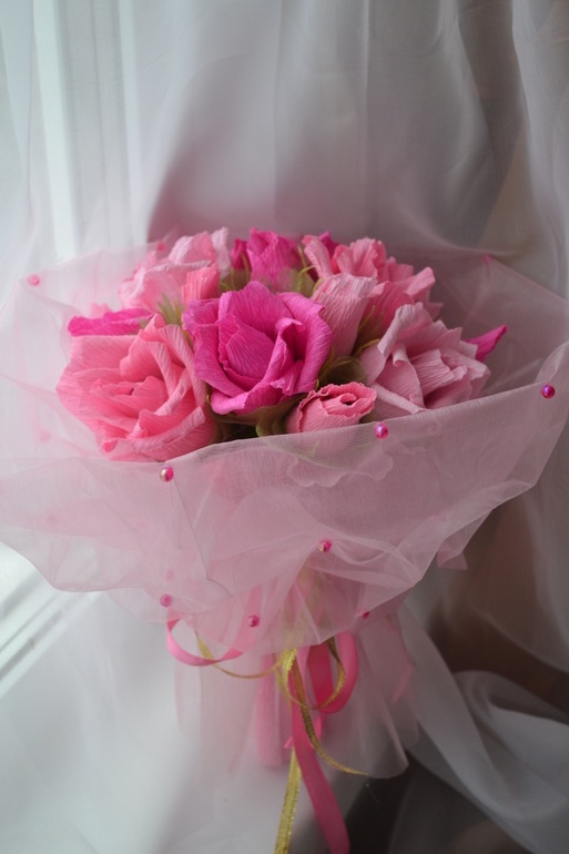 Мой первый ручной букетик