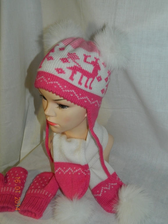 Розовые олени