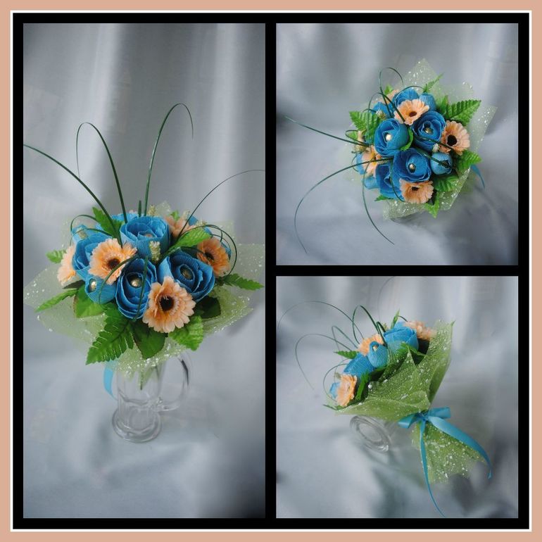 И снова ручной букет...