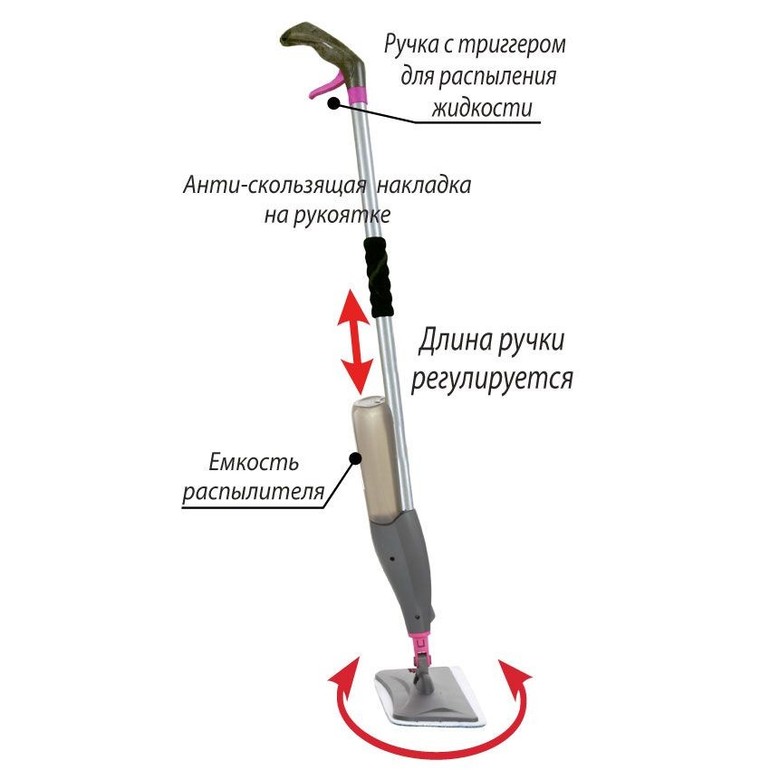 Швабра с пульверизатором