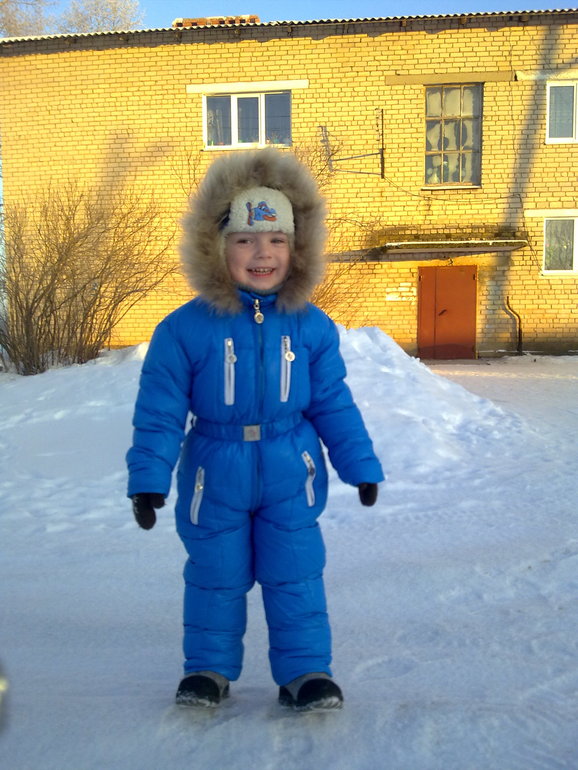 Мой сынок. Зима 2014