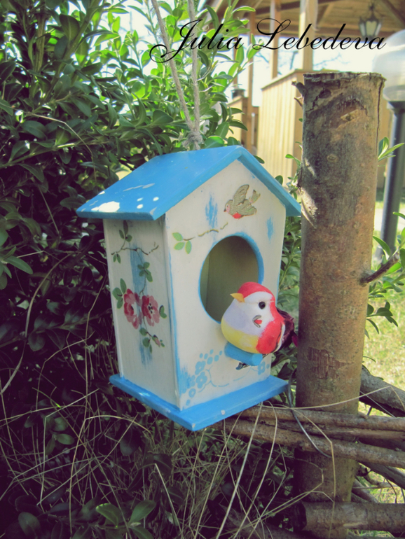 Ко мне прилетели экзотические птички :)