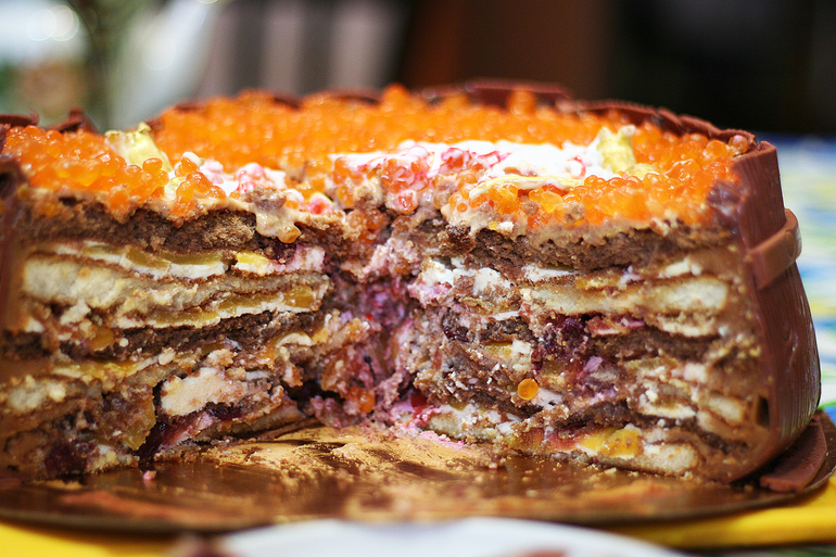 Бочонок с икрой