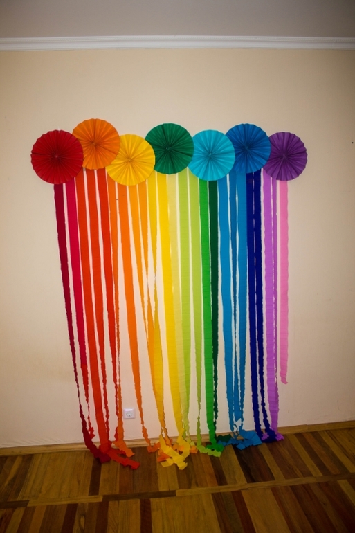 Радужное оформление