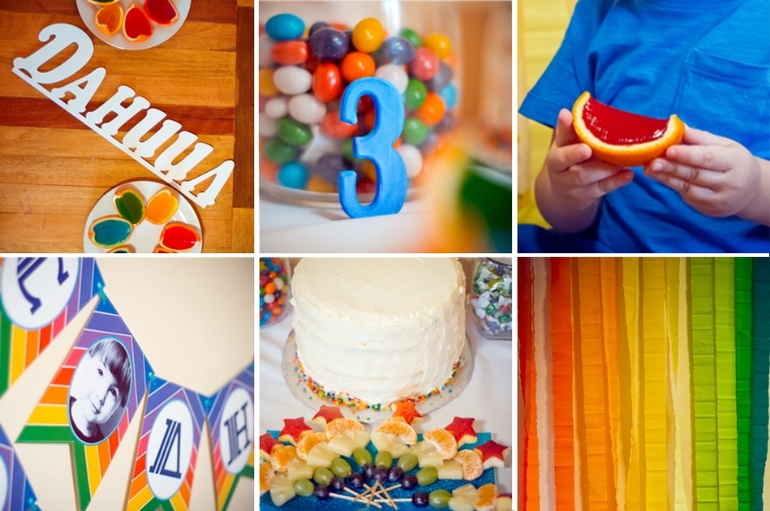 Радужное оформление