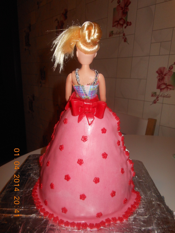 Тортик для девочки Кукла