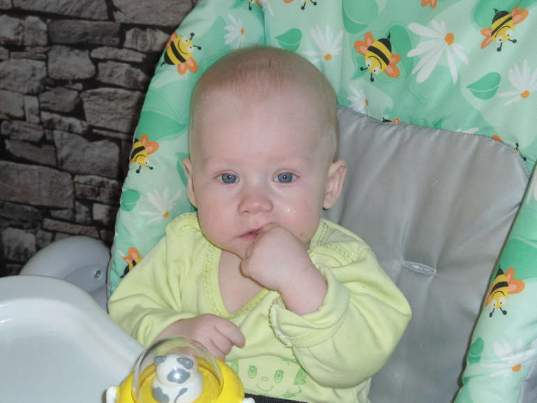 Моему зайцу 7 месяцев!!!