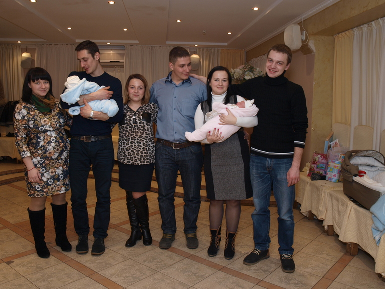 Крестили мы вчера наших масиков