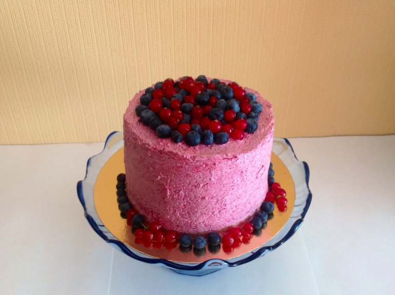 Almost a rainbow cake)))