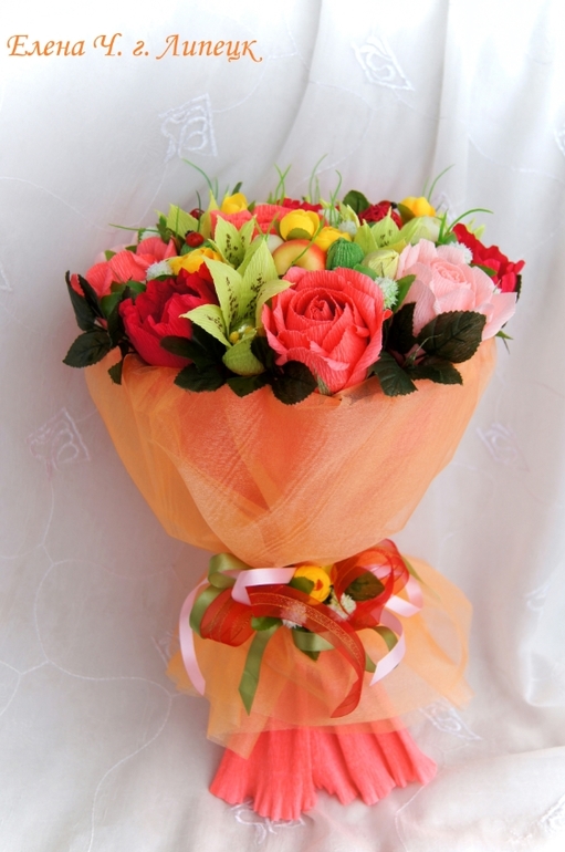 В догонку предыдущему посту летнее ассорти в ручном букете