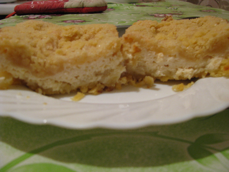 Творожная ватрушка на скорую руку