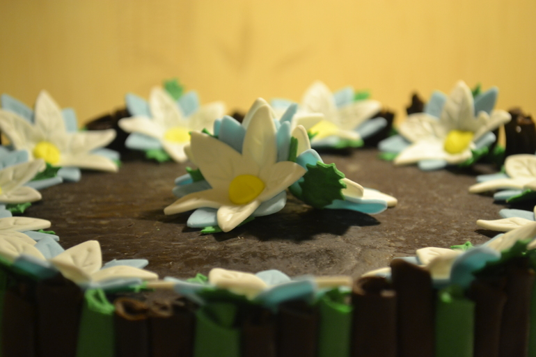 Тортик на 32-ую годовщину свадьбы.