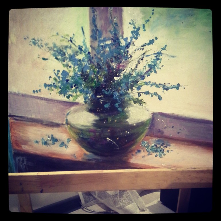 у меня тоже  весна на картинах