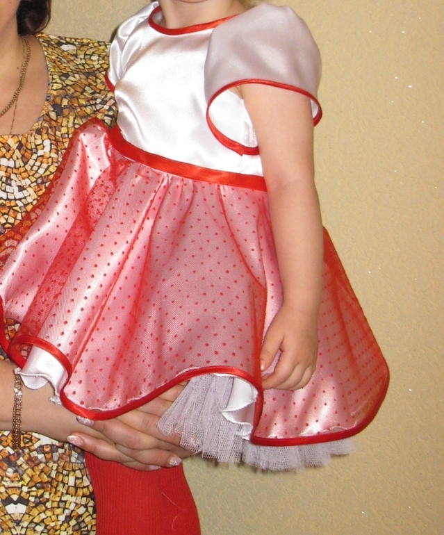 платье на ДР, резиночки и ободок