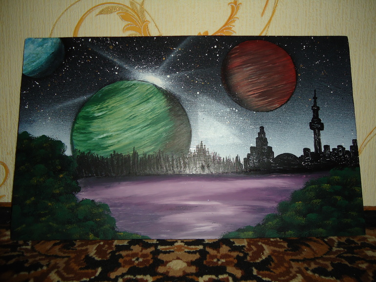 Акрил!Мои первые