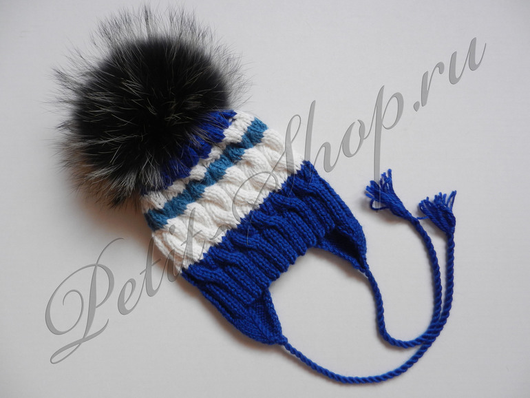Шапка для мальчика Саши!