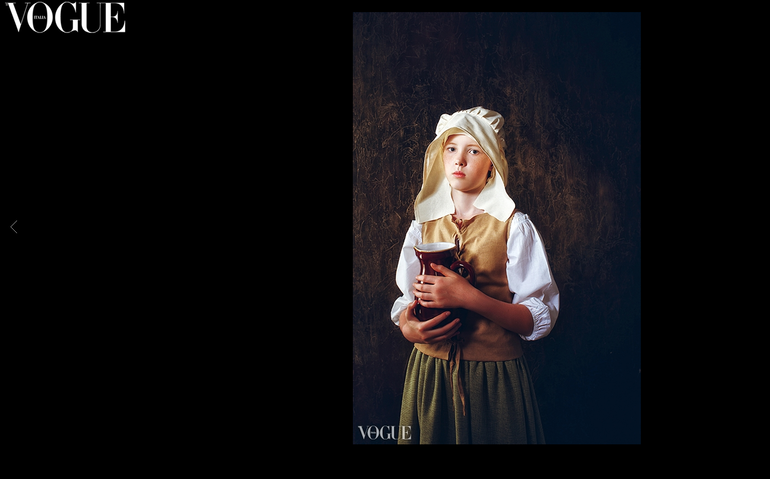 "Fashion Diva " в Италия VOGUE