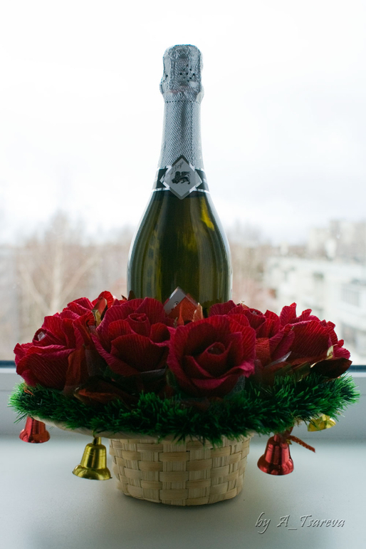 Оформление шампанского