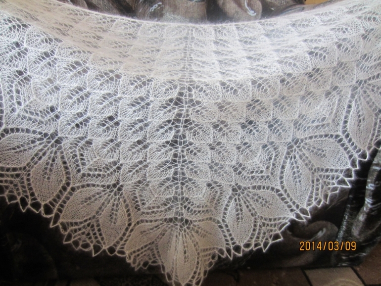 Мои первые шали...