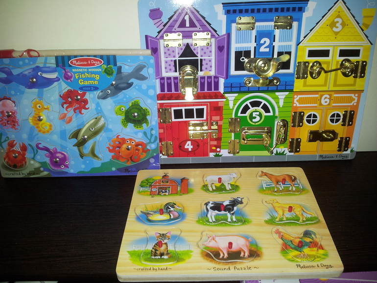 Наши первые игрушки от Melissa & Doug