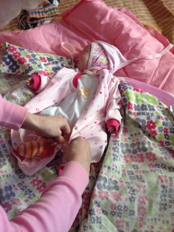 Вчера забрали Настиных деток)))