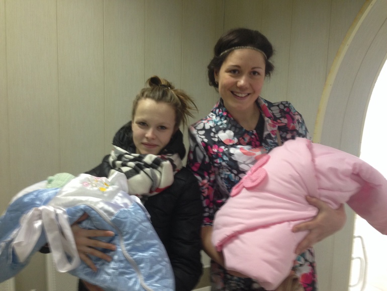 Вчера забрали Настиных деток)))