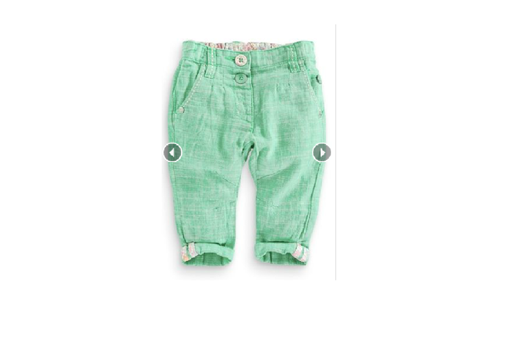 Льняные чиносы Некст