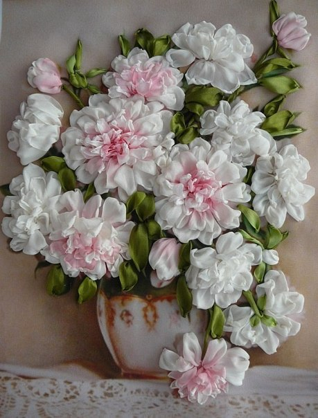 Вышивка лентами