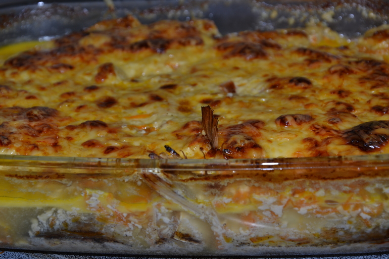 Горбуша запеченая.