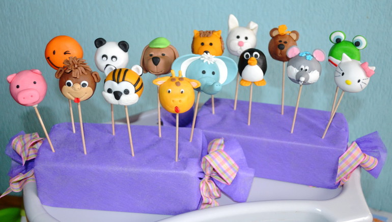 Набор на мастер-класс по кейк-попсам, покрытых сахарной мастикой!