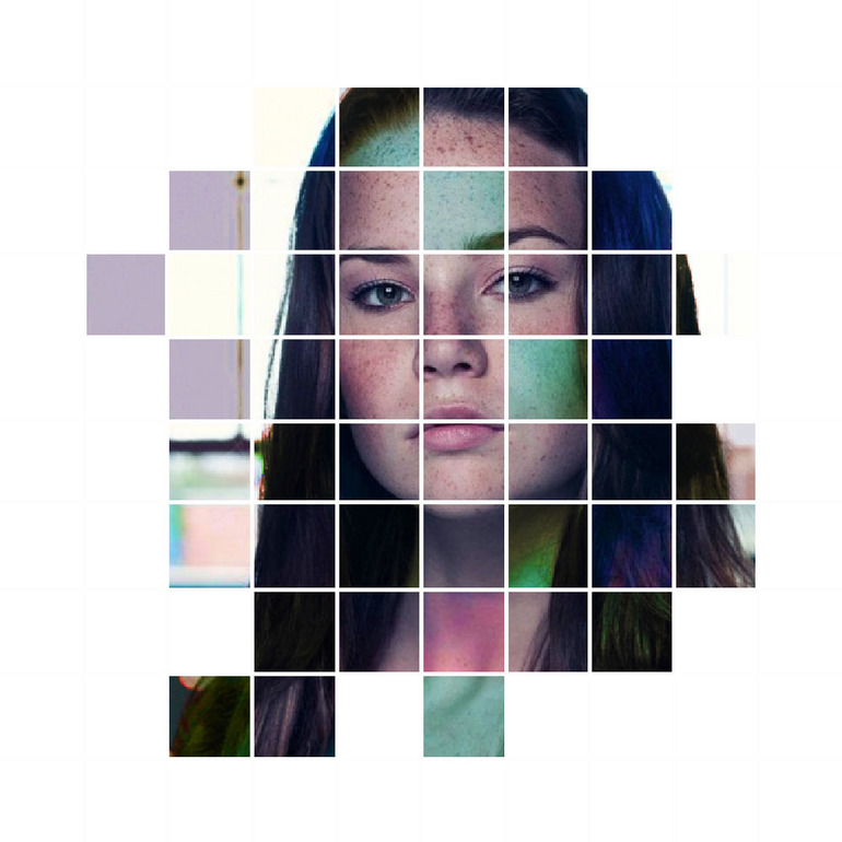 Контрольное задание № 41. Цветная сетка на фотографии