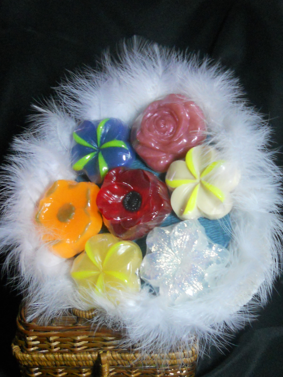 Первый мыльный букет)))