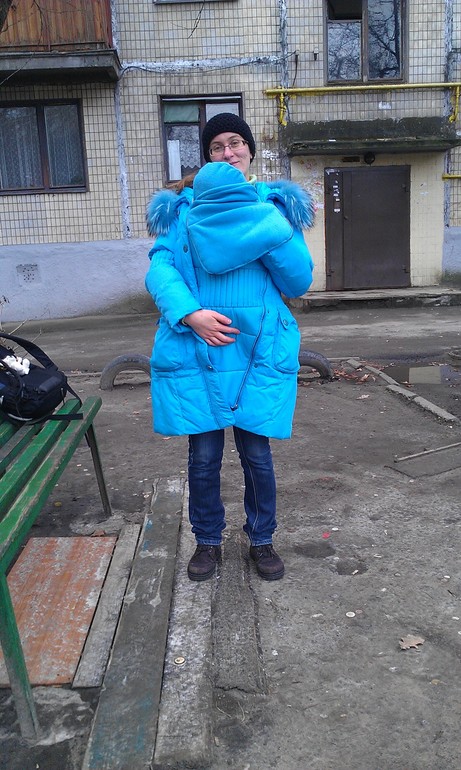 Тадамммм!! Наш слингопуховик!!!