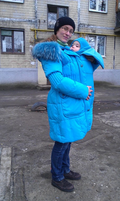 Тадамммм!! Наш слингопуховик!!!