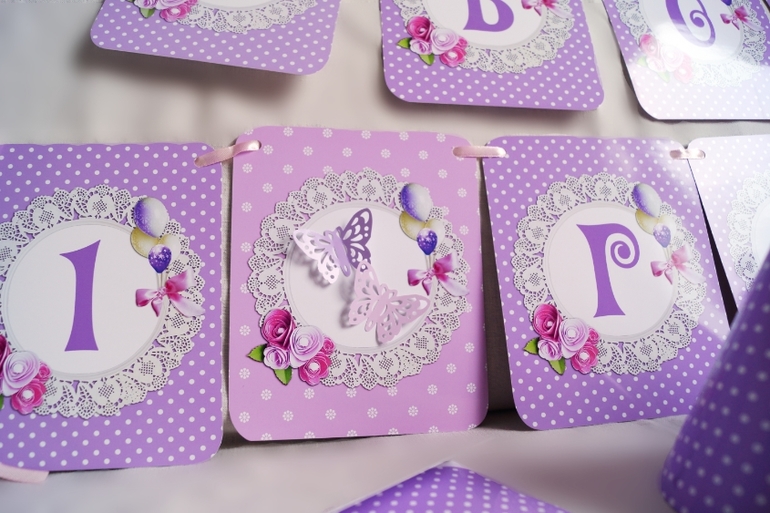 Лилово-розовый набор (сделан на основе набора с милыми медвежатами)