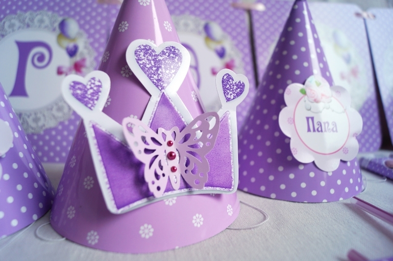 Лилово-розовый набор (сделан на основе набора с милыми медвежатами)