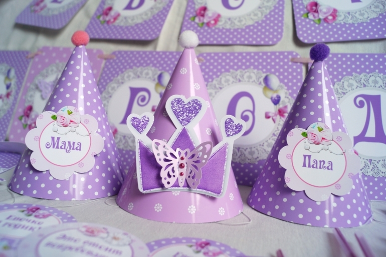 Лилово-розовый набор (сделан на основе набора с милыми медвежатами)