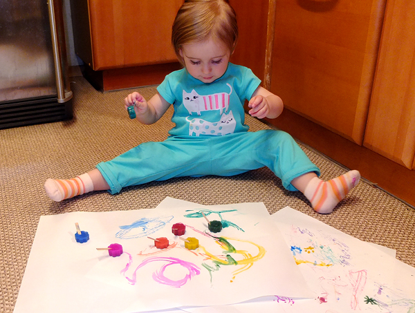 Художка-онлайн: занятие 5. Рисование кубиками льда.